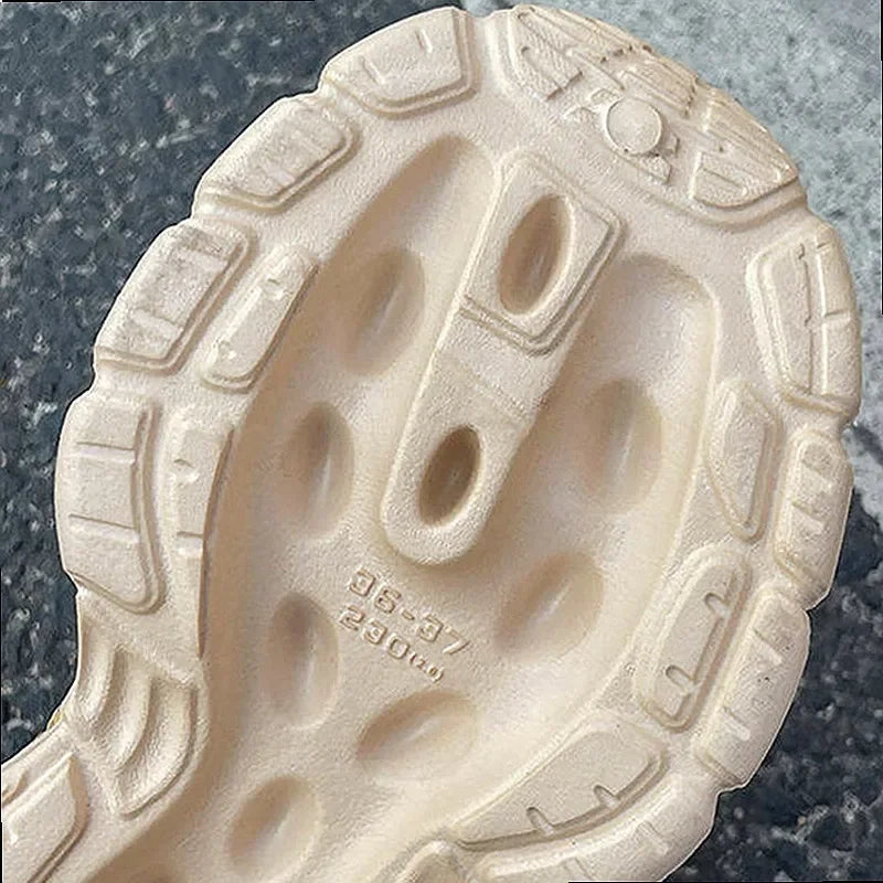 Spring New Breathable Closed Toe EVA Sandals Women Fashion Thick Sole Platform Sports Shoes Outdoor Non Slip Wading Shoes